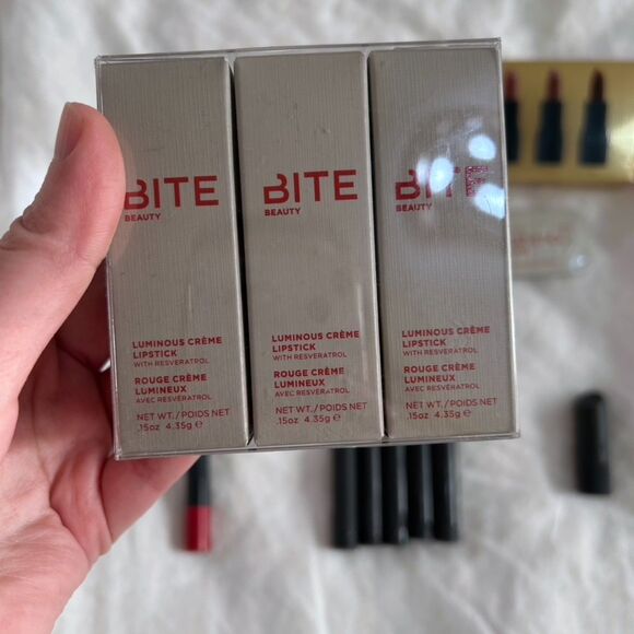 Bite Beauty Lip Bundle Lot | Luminous Creme, Perfect Bite, Lip Crayons, Pencils, - Picture 3 of 16